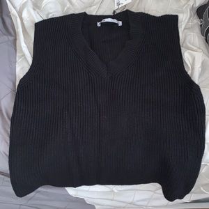 zara sweater vest.